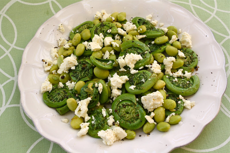 Fiddlehead Fern And Edamame Salad