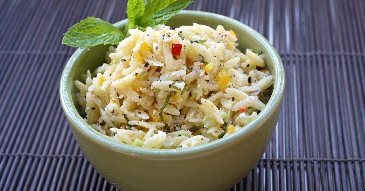 Orzo Salad With Lemon, Mint And Ricotta Salata
