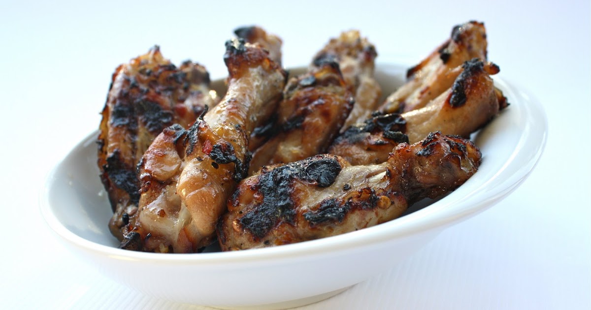 Grilled Honey, Lemon, And Soy Chicken Wings