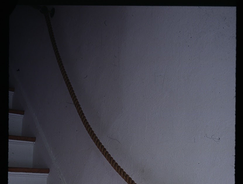 The Perfect Thing: rope stair rail