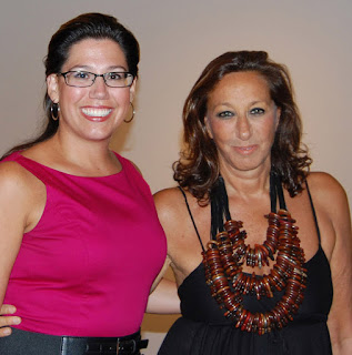 Nicole B. Brewer and Donna Karan - Photo by Lisa Tamburini