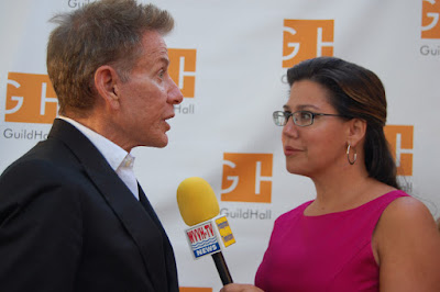 Nicole B. Brewer interviewing Calvin Klein - Photo by Lisa Tamburini