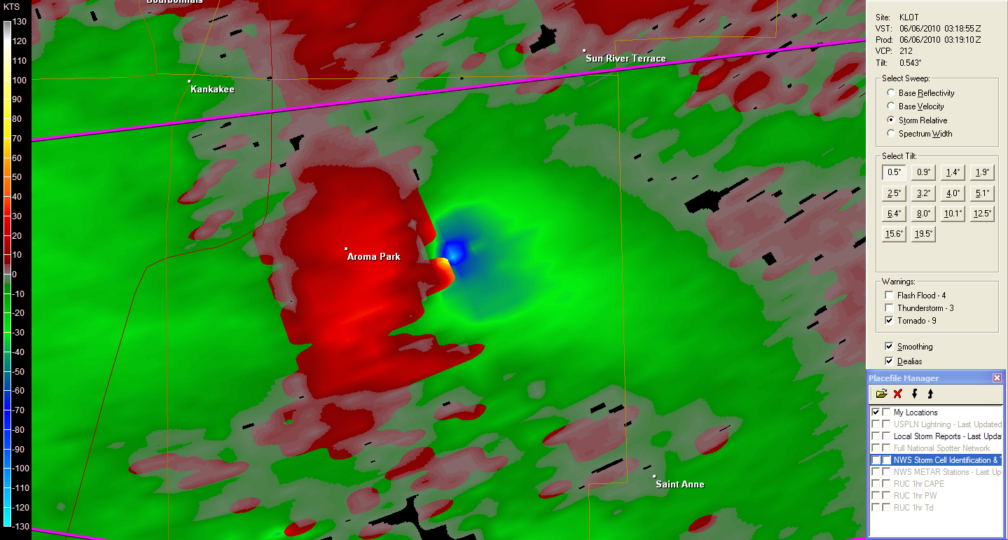 The Original Weather Blog: Intense Rotation Continues In Northeast Illinois1439 x 771