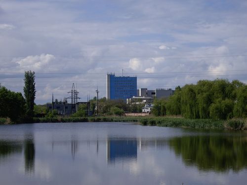 Пруд на речке Славянка в Симферополе
