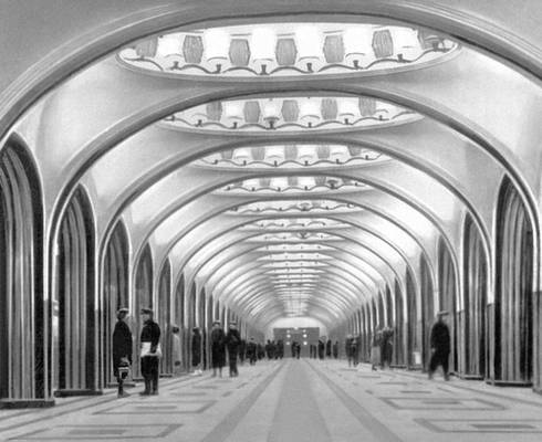 Станция Маяковская. Архитектор - Душкин