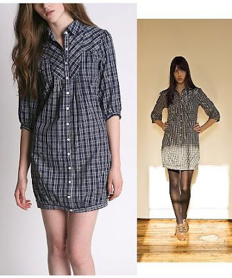 Casual long shirt dresses for young women. Buttoned and feminine flair to