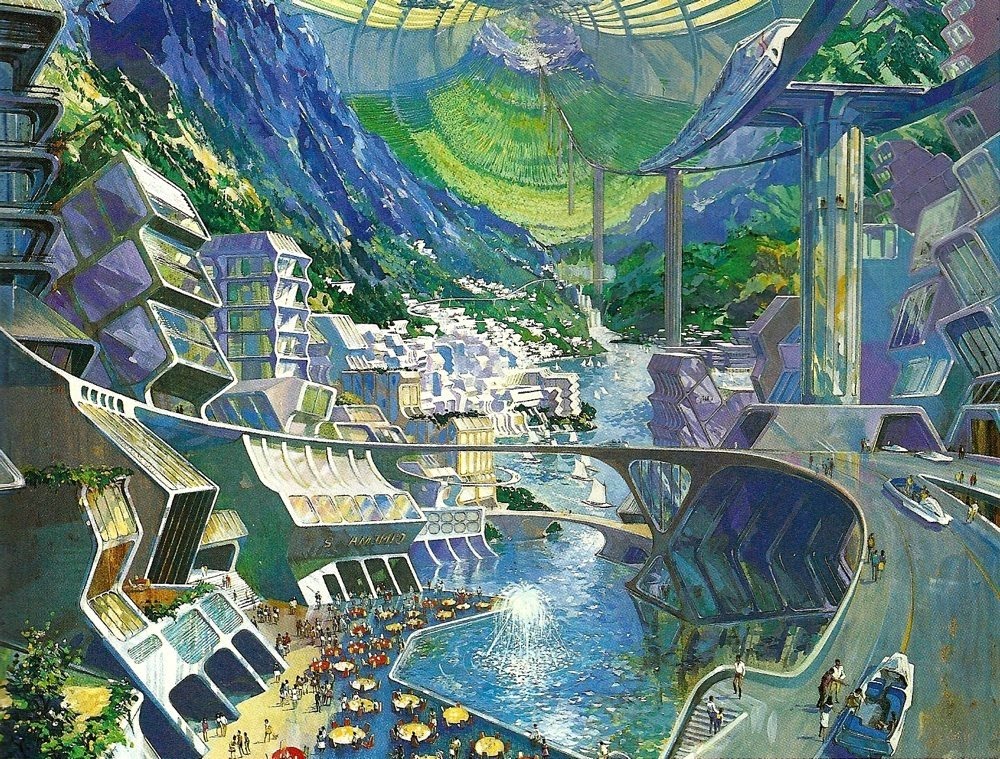 futuristic cities
