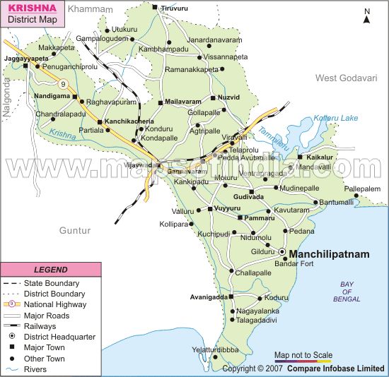 Pilgrims In Andhra Pradesh krishna