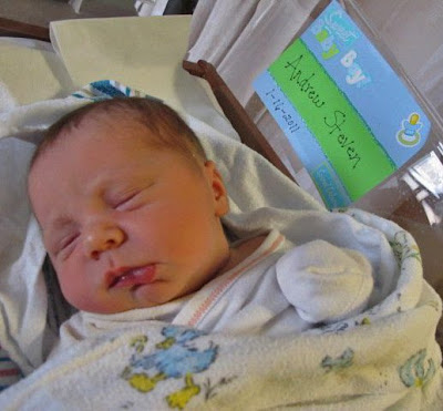 Our new bean nephew Andrew Steven, AKA Drew!