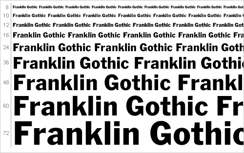 шрифт franklin gothic book скачать