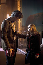 Doctor comforts distraught child