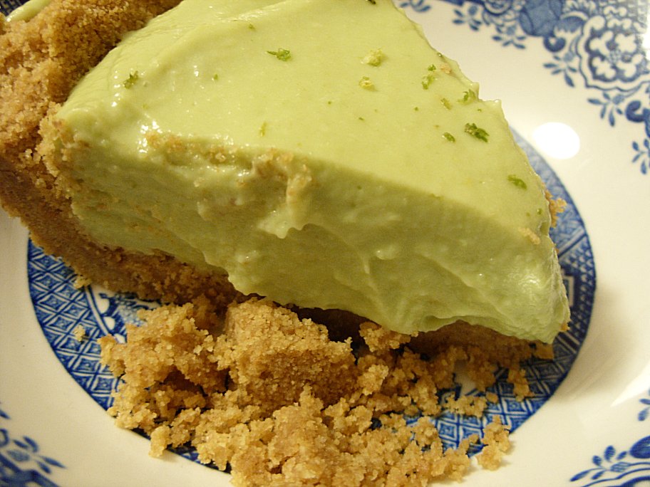 Jenny Eatwell's Rhubarb & Ginger Avocado Pie sweet green loveliness