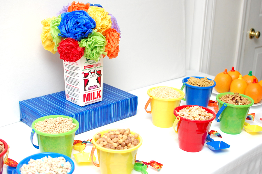 The Purple Pug the cereal buffet bar...