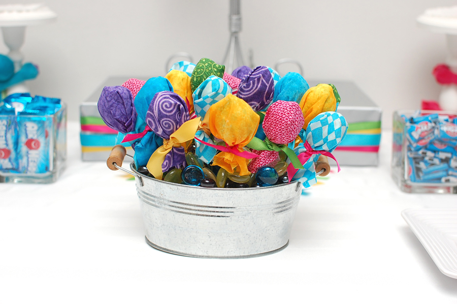 Blow Pop Flowers