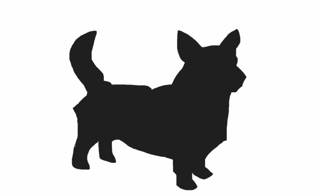 creth davis: drawing: welsh corgi (iPhone)