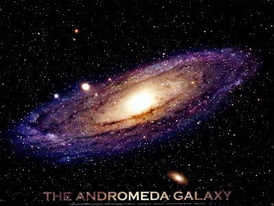 The Andromeda Galaxy - 2.5 million light years away.