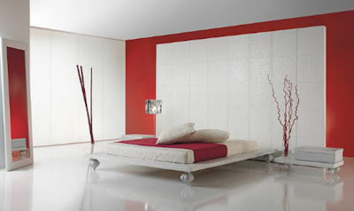 Red-White-Bedroom-Decoration