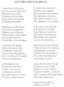 Poemas - Homenagem à Ecoteca