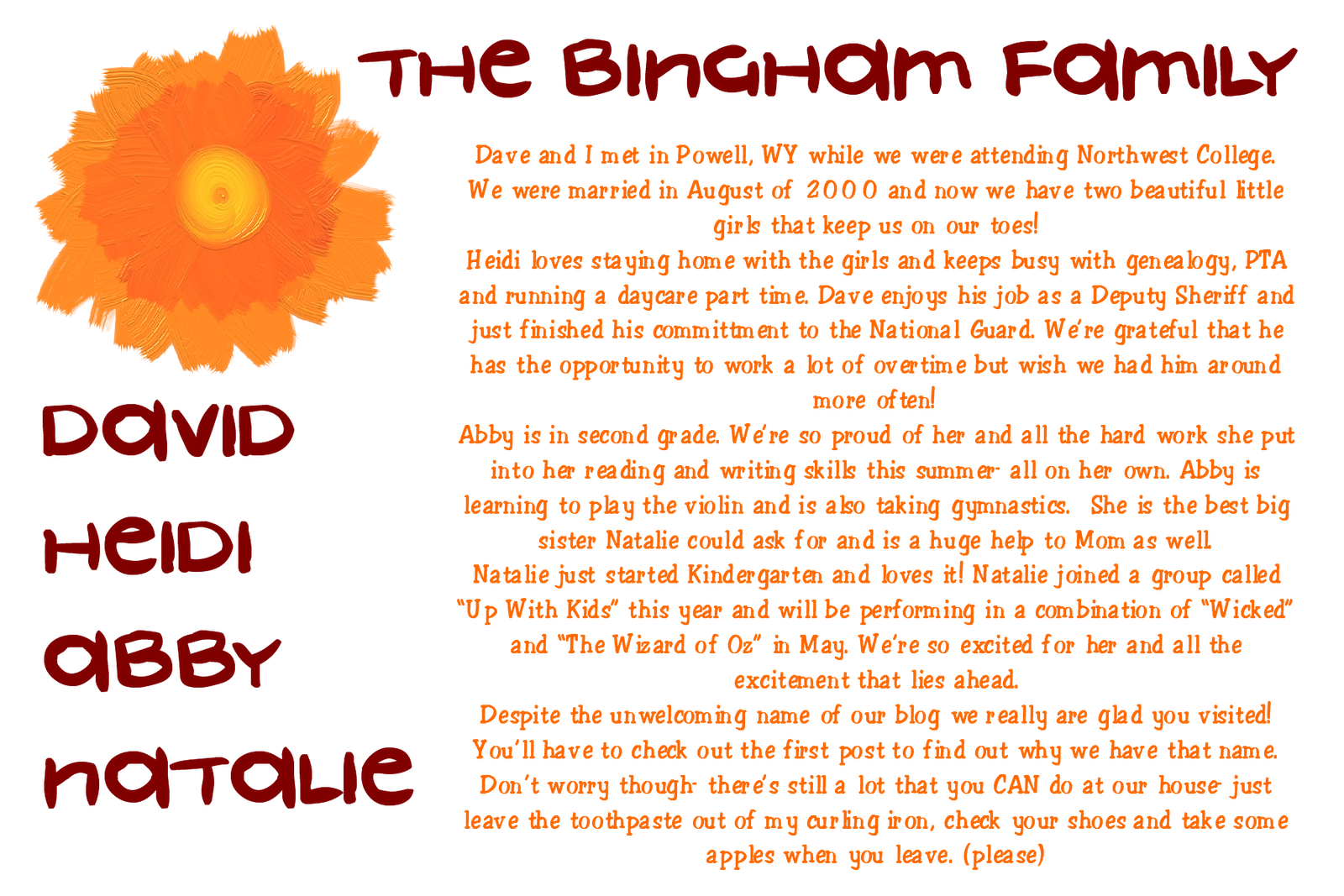 The Bingham Family