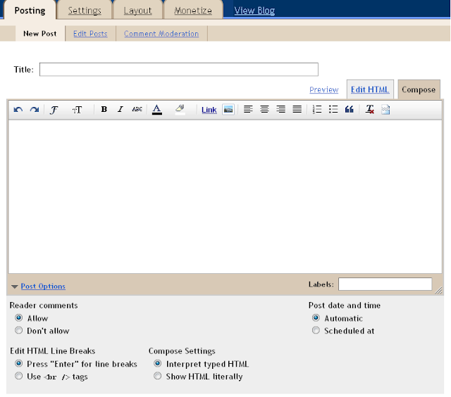 How to use the new blogger post Editor Blogger Mastering