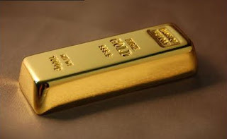 Gold bar USB flash drive
