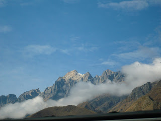 Scenery from train on the way to Machu Picchu