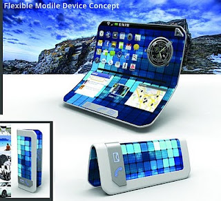 هاتف ذكي ينطوي كأنه قطعة ورق Flexible+Mobile+Gadgets+for+the+Future+%25283%2529
