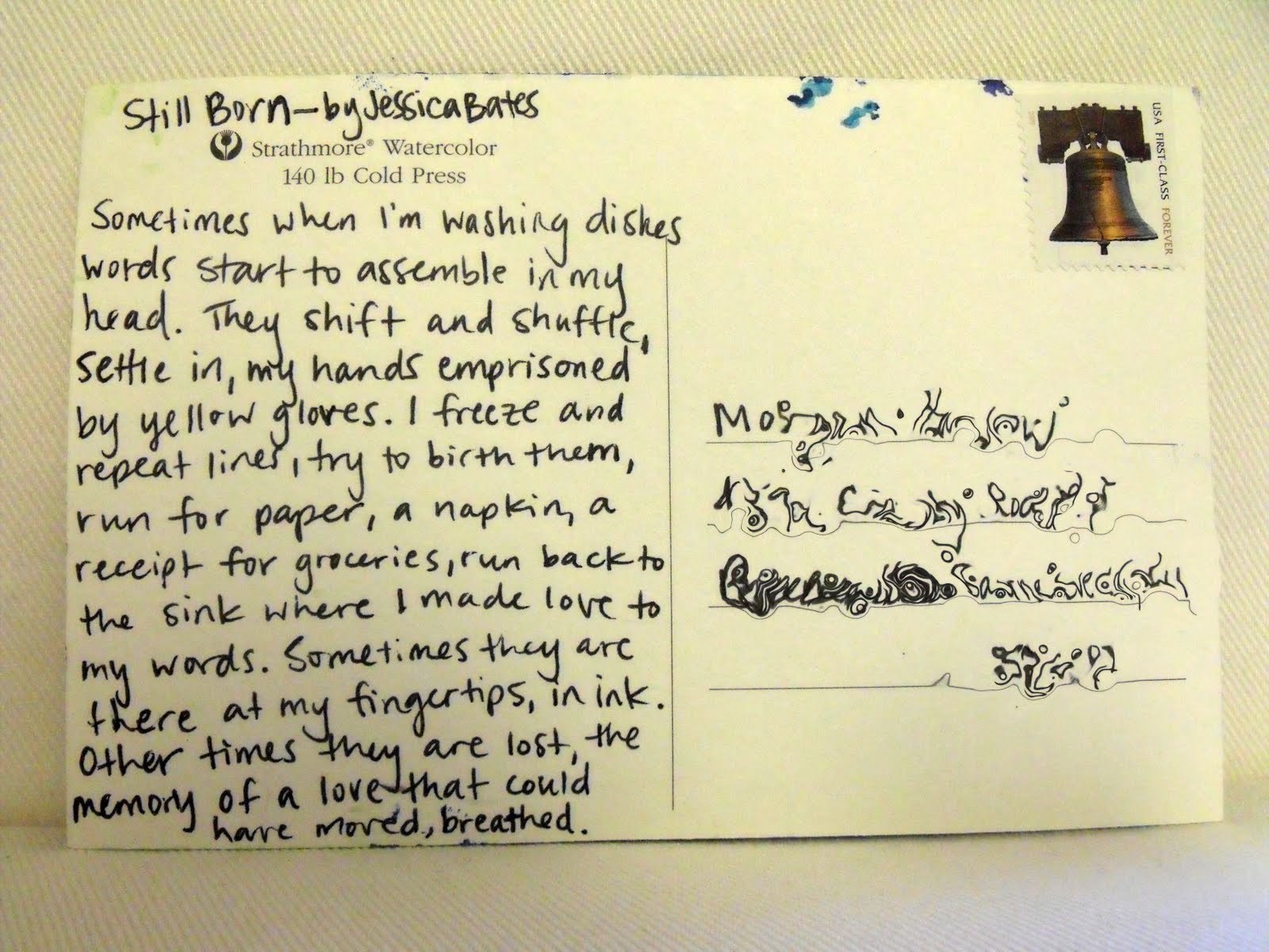 hey jessica Postcard Poetry Day 3