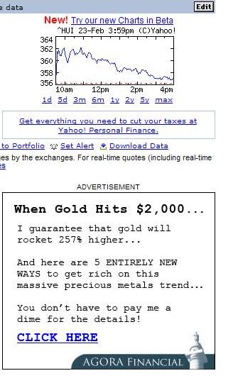 gold speculation 2007