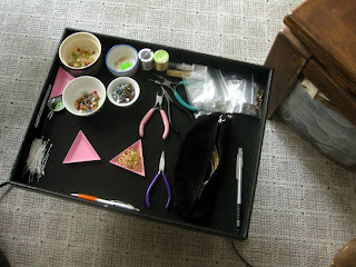 Workstation Tray for Earrings