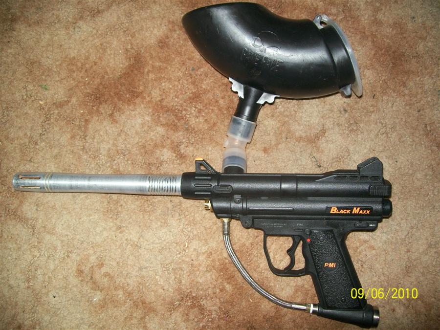 The cooked duck PMI Black Maxx Paintball Gun
