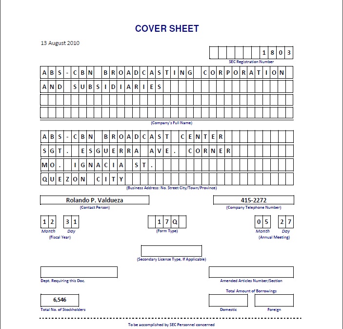 small business financial statement form
