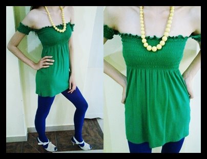 Green Baby Doll Top *SOLD to Ika*
