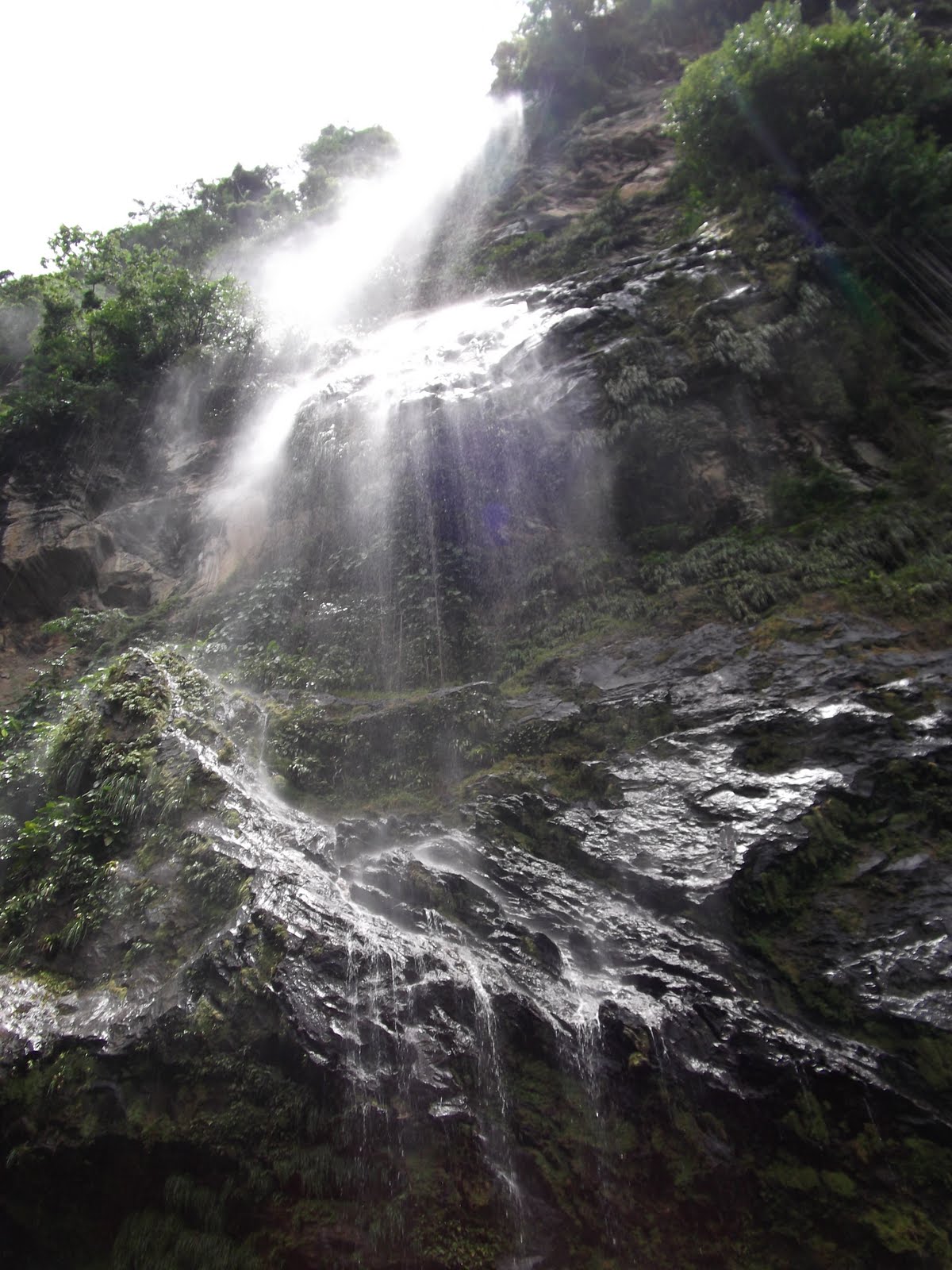 En Trinidad y Tobago Maracas waterfall, sky waterfall & liming