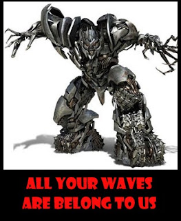 All your waves are belong to us