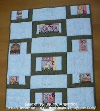 (13) 06/10:  Mi Primer Diseño y Quilt!!!