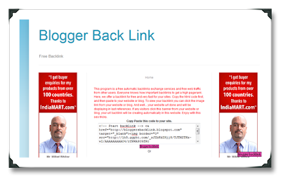 Blogger Backlink