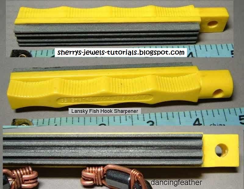 Sherry's Jewels Tutorials Lansky fish hook sharpener a favorite tool!