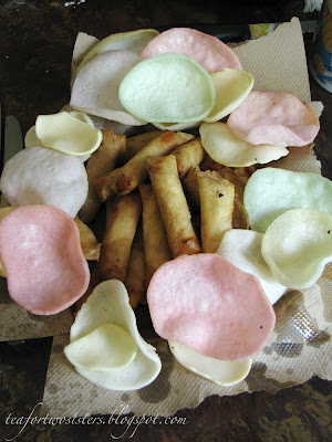 Tea for Two Sisters: Homemade Youtiao, Hang Jing Bian and Spring Rolls