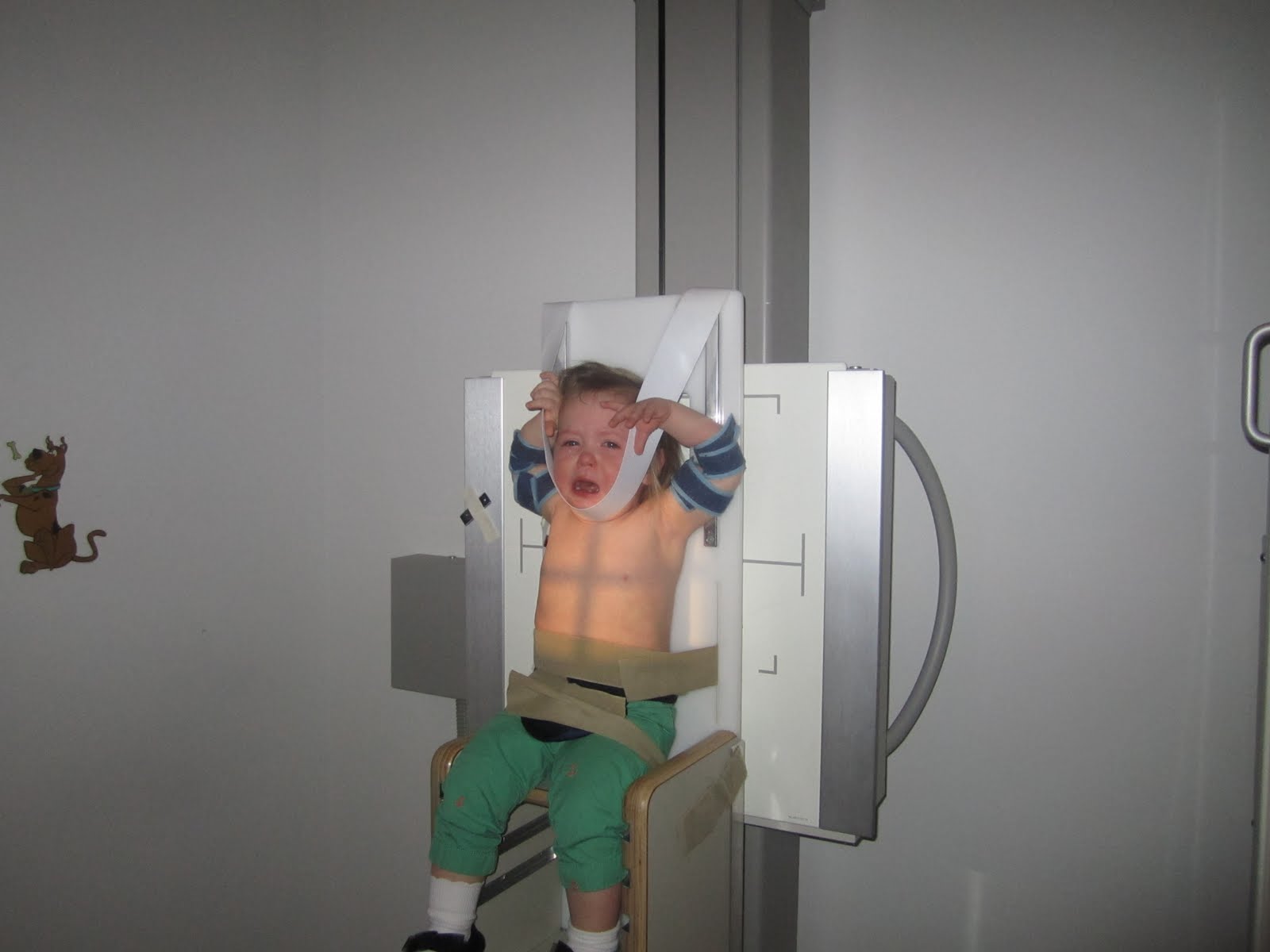 This is how babies are held in place for xrays (pic) IGN Boards