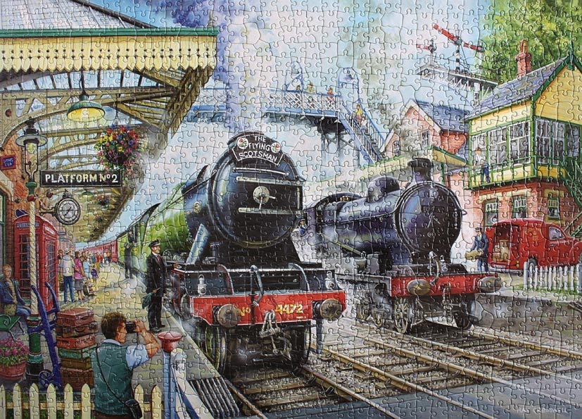 STEAM TRAINS AND JIGSAW PUZZLES House of Puzzles