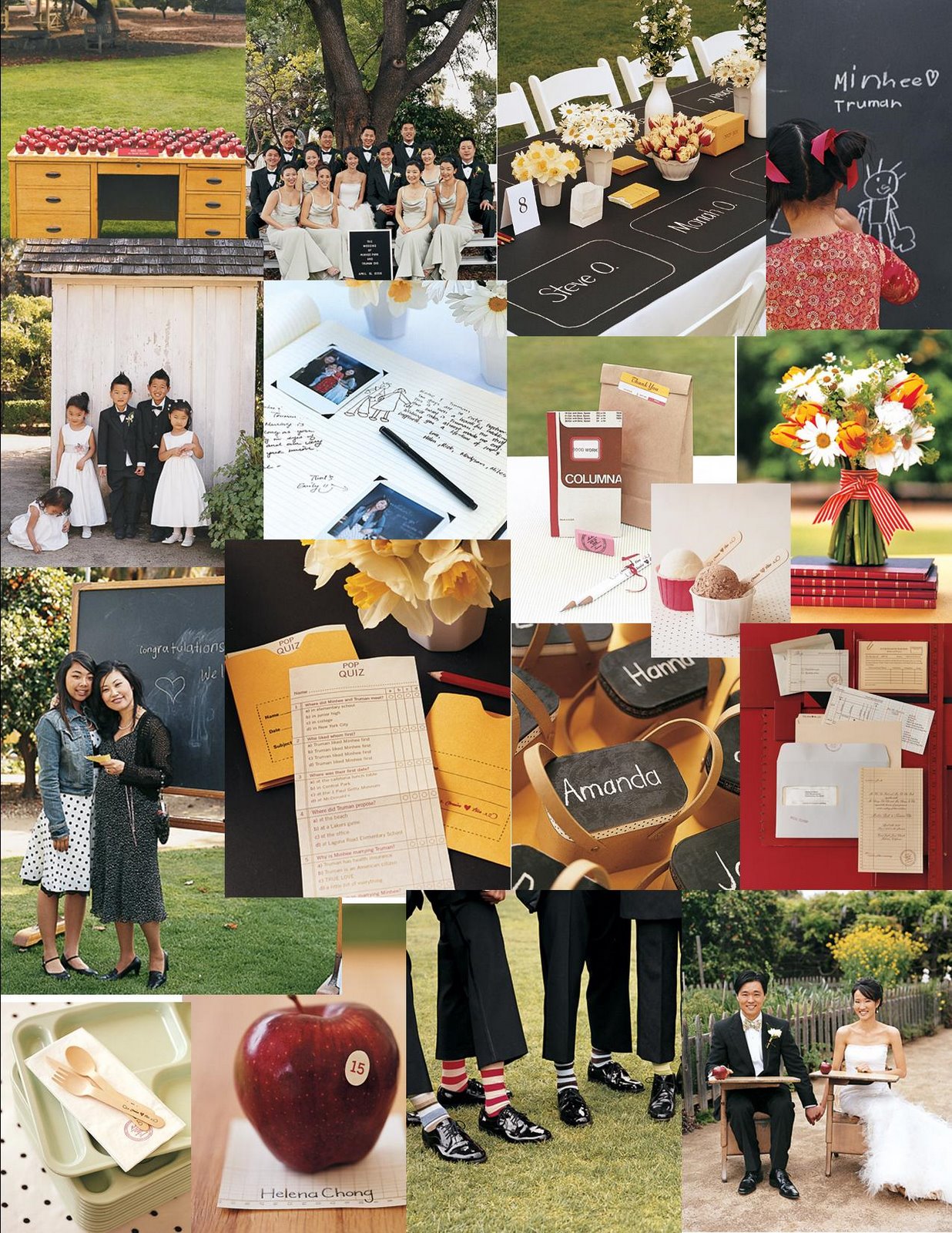Events By Tammy School Themed Wedding