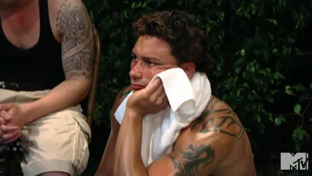 pauly d with his hair down. Pauly D has curls when he#39;s