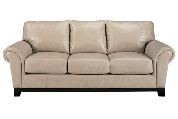 Black Leather Modern Sofa Design