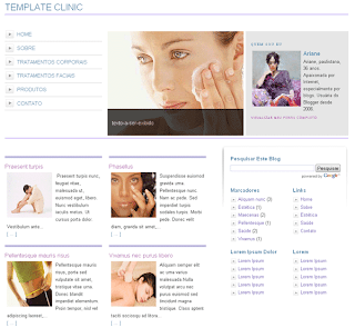 Clinic Chic Template Blogger Clinic Chic