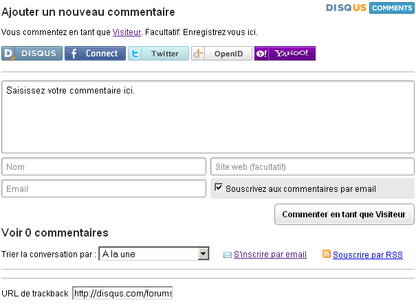 Comment remplacer le système de commentaire de Blogger par Disqus, plus performant avec plus d'options Disqus