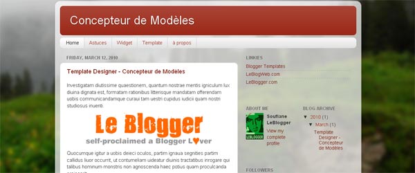Showcase Le Concepteur de modèles - Template Designer