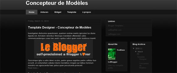 Showcase Le Concepteur de modèles - Template Designer