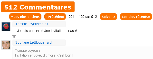 Pagination des commentaires dans Blogger par tranche de 200 commentaires par page Commentaire