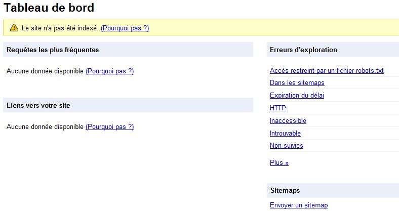Envoyer un SiteMap Blogger à Google avec Google Webmaster Tools SiteMap Blogger